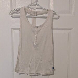 Adidas T-back top with front buttons size 34
